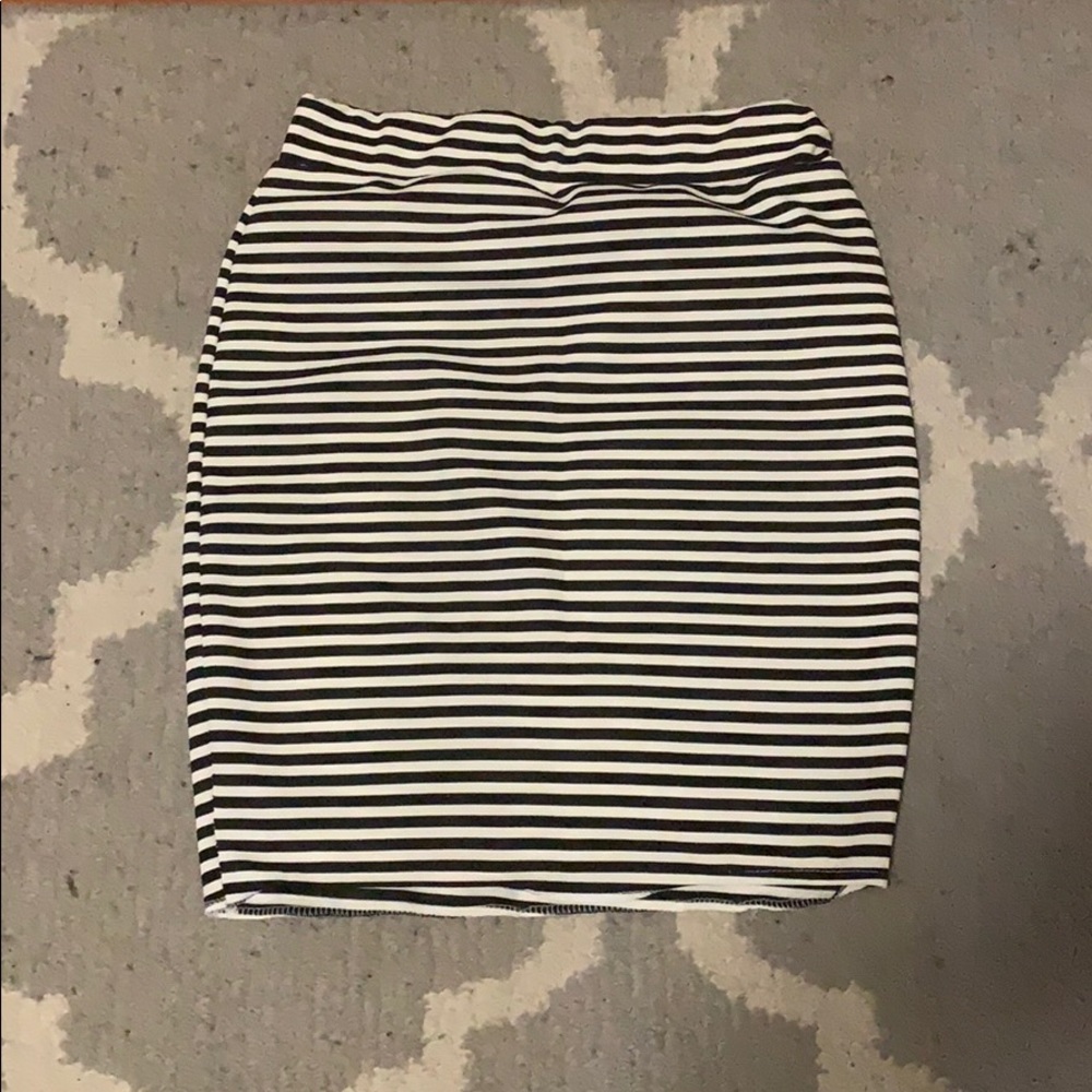 Black and white stripes